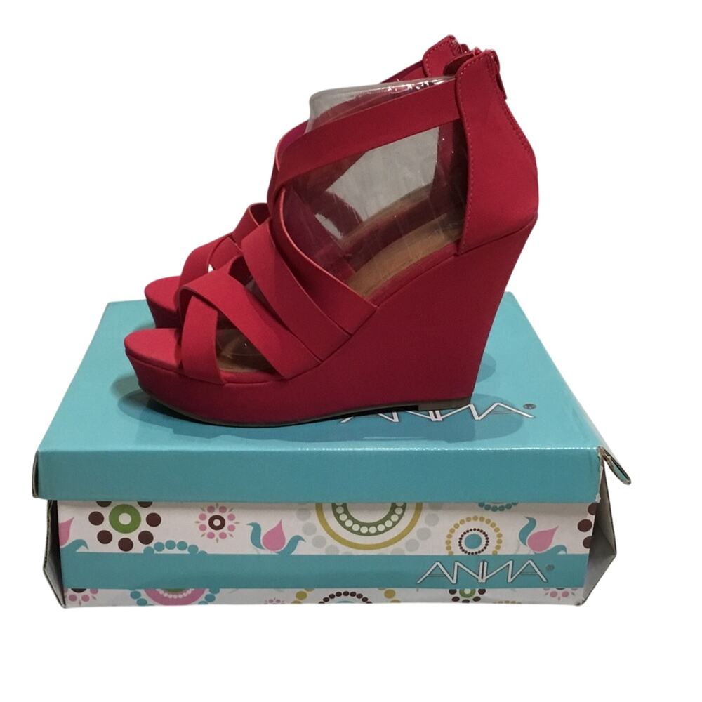 Anna goldie-13 platform sandals Sz 8.5